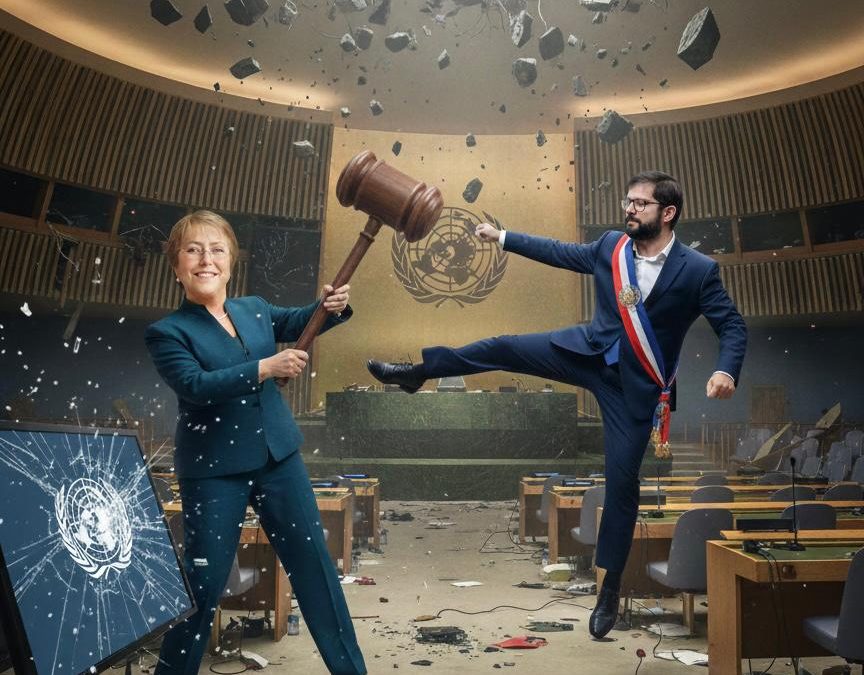 Bachelet , un paso en falso.