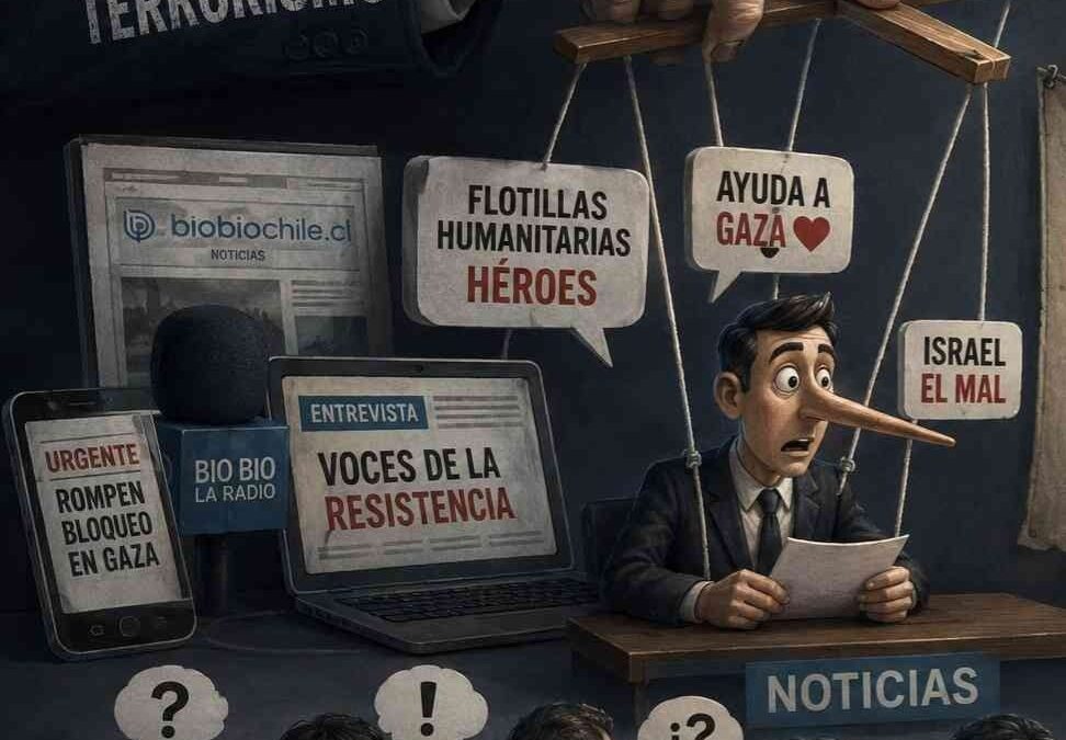 Los medios chilenos títeres del terrorismo.