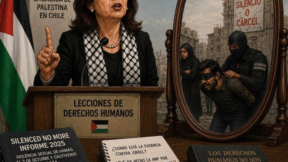 Lecciones de ética para la Embajadora Palestina en Chile